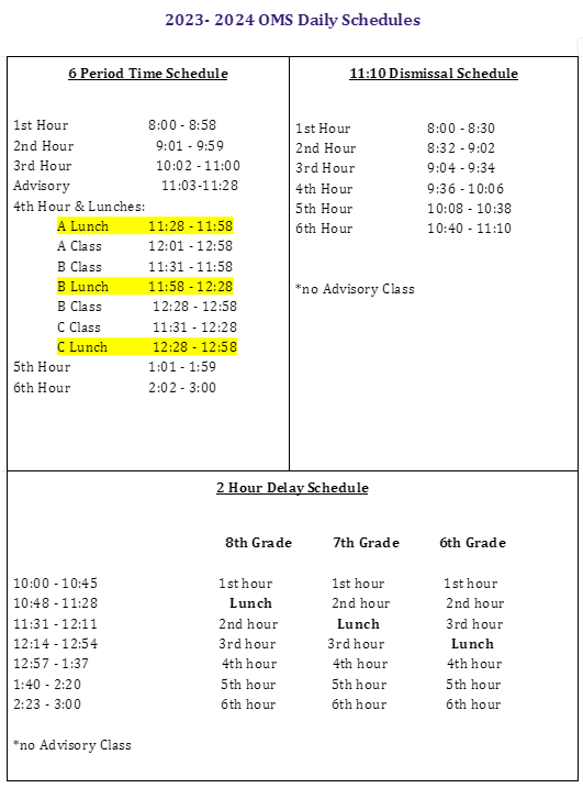 schedule for 23-24